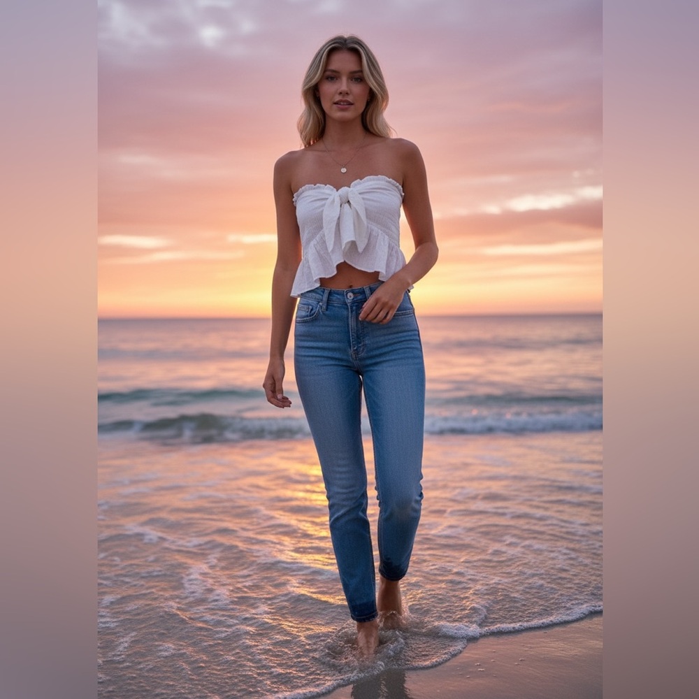 Promesa Crop Tie Top